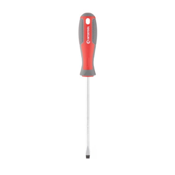 Викрутка шлицьова, SL5,0×125 мм, Cr-V INTERTOOL VT-3307