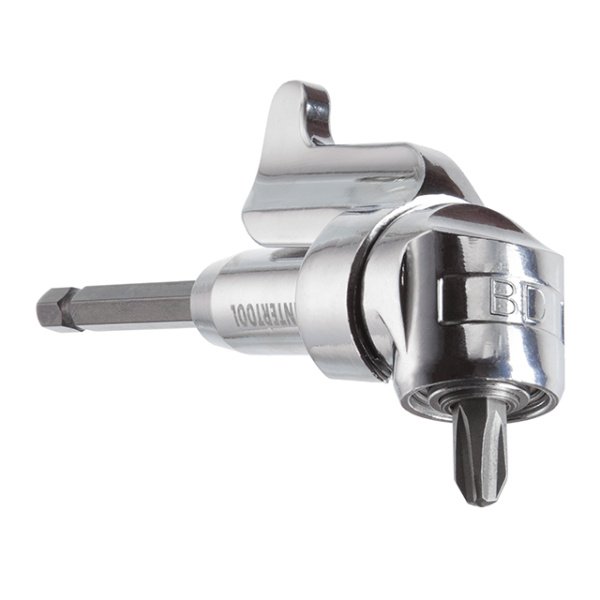Кутовий адаптер для насадок викрутки, 1/4", Cr-V INTERTOOL VT-0106