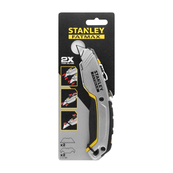 Ніж FatMax® Xtreme ™ довжиною 180 мм з двома висувними лезами для оздоблювальних робіт STANLEY 0-10-789
