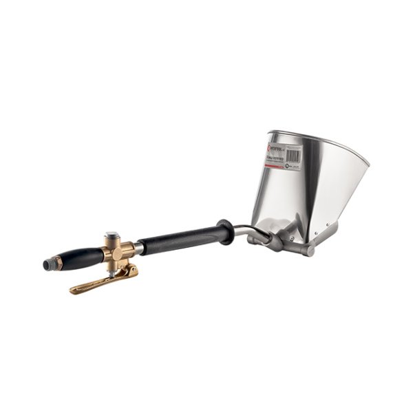 Ківш-хопер штукатурний пневматичний для стелі, 3 л, 5-6 атм, 400 л/хв INTERTOOL PT-0405