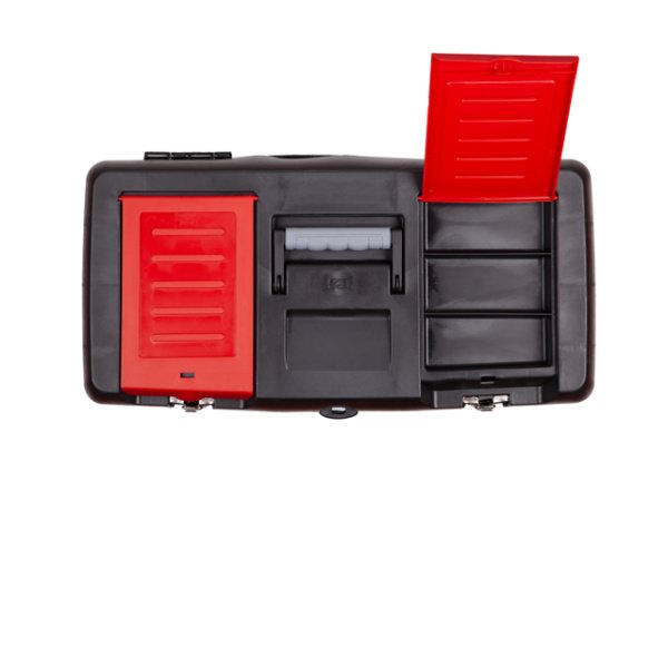 Ящик для інструментів з металевими замками, 24": 610*255*251 мм INTERTOOL BX-1024