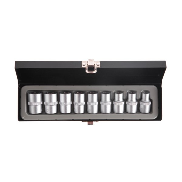 Набір головок TORX, 9 шт., E10-E24, 1/2" INTERTOOL ET-6014