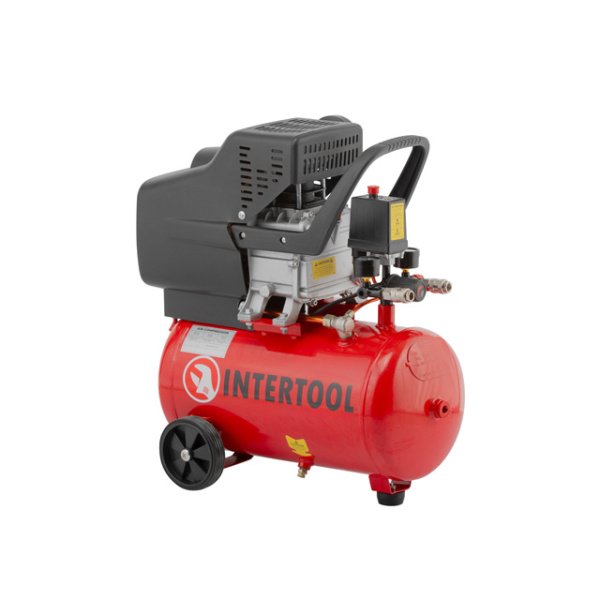 Компресор Мінськ-24, 1.5кВт, 220В, 8атм, 205 л/хв INTERTOOL PT-0020