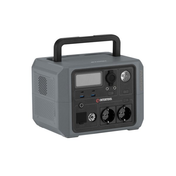 Станція зарядна портативна 0,6 кВт, 537,6 Втг, LiFePO4 INTERTOOL WT-7001