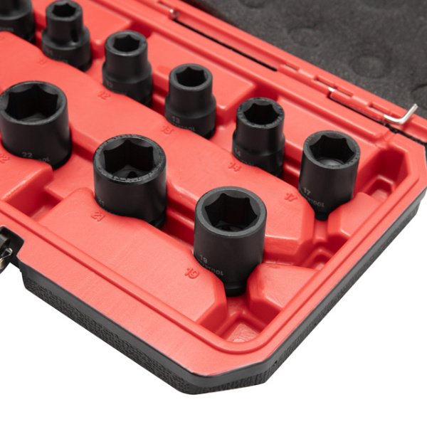 Набір головок ударних 1/2", 10 од., 10-24 мм, Cr-Mo, STORM INTERTOOL ET-8503