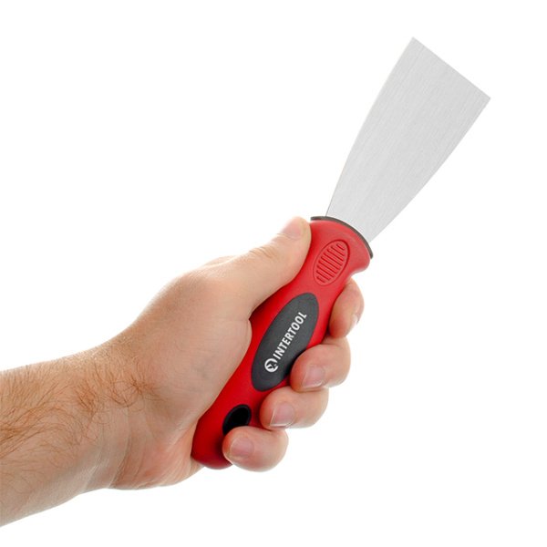 Шпатель із нержавіючої сталі 50 мм Проф INTERTOOL KT-2605