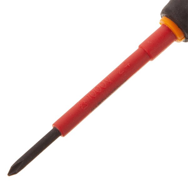 Викрутка хрестова ізольована PH0 * 60 мм, 1000 В INTERTOOL VT-3210
