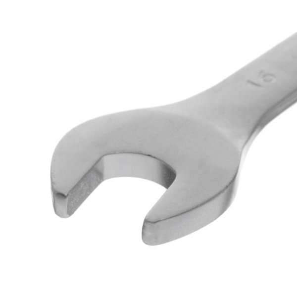 Ключ рожково-накидний, шарнірний, 16 мм,, Cr-V, покриття: сатин-хром INTERTOOL XT-1416