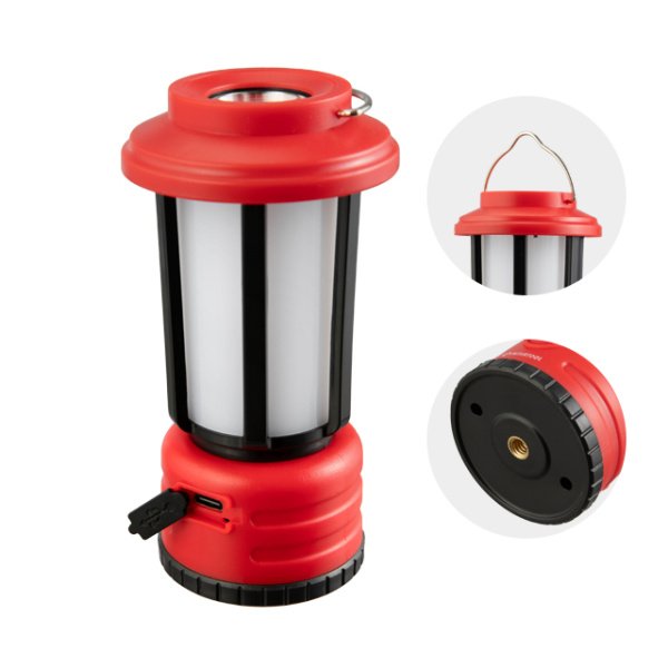 Ліхтар для кемпінгу підвісний 1 LED + 8 SMD INTERTOOL LB-0210