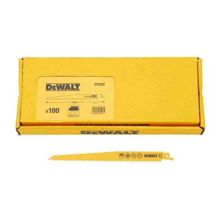 Полотно пиляльне DeWALT, BiM, для шабельних пил DeWALT DT2320