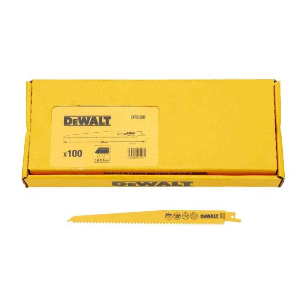 Полотно пиляльне DeWALT, BiM, для шабельних пил DeWALT DT2320