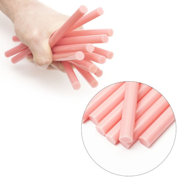 Комплект клейових стрижнів рожевих, 11,2×200 мм, 12 шт. INTERTOOL RT-1046