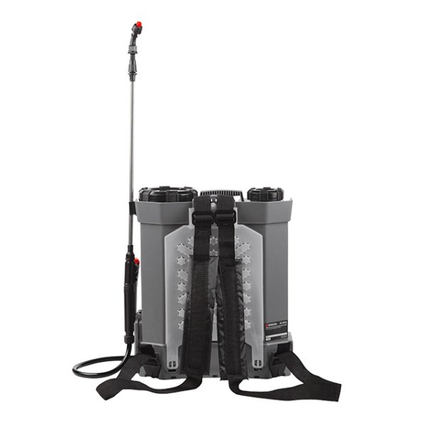 Обприскувач акумуляторний ранцевий 12 л, 3.1 л/хв, батарея 12 В/8 Аг INTERTOOL DT-9012