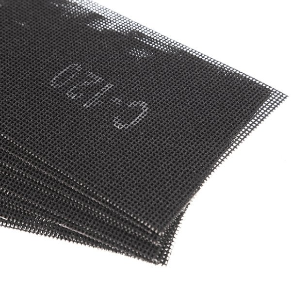 Сітка абразивна, 105×280 мм, зерно K120, 10 од. INTERTOOL KT-6012