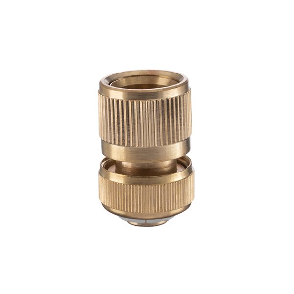 Конектор латунний 1/2" на шланг 1/2", STORM INTERTOOL GE-1216