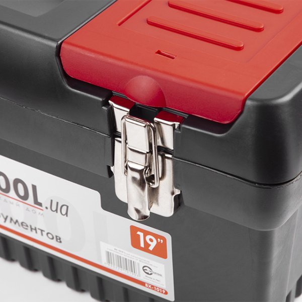 Ящик для інструментів з металевими замками, 19": 483*242*240 мм INTERTOOL BX-1019