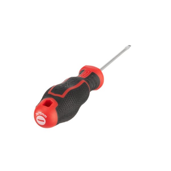 Викрутка шлицьова, SL3,0×75 мм, S2, STORM INTERTOOL VT-3401