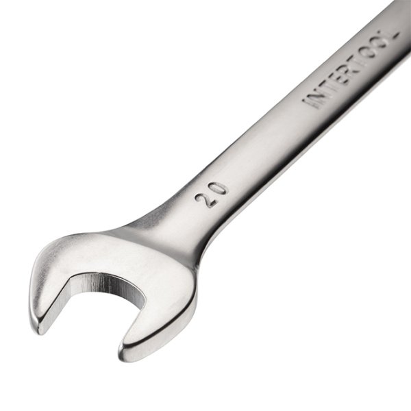 Ключ комбінований 20мм Cr-V INTERTOOL HT-1220