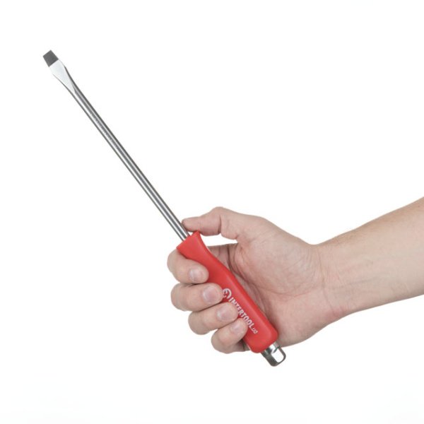 Викрутка шліцева SL9*200 мм, CrV INTERTOOL HT-0485
