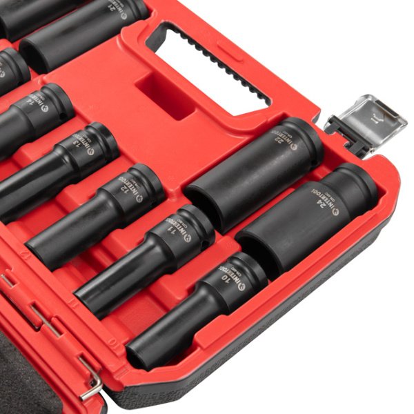 Набір головок ударних подовжених 1/2", 11 од., 10-24 мм, Cr-Mo, STORM INTERTOOL ET-8505