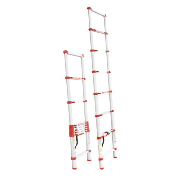 Драбина з алюмінію, телескопічна 8 сход., 2,5м INTERTOOL LT-3026