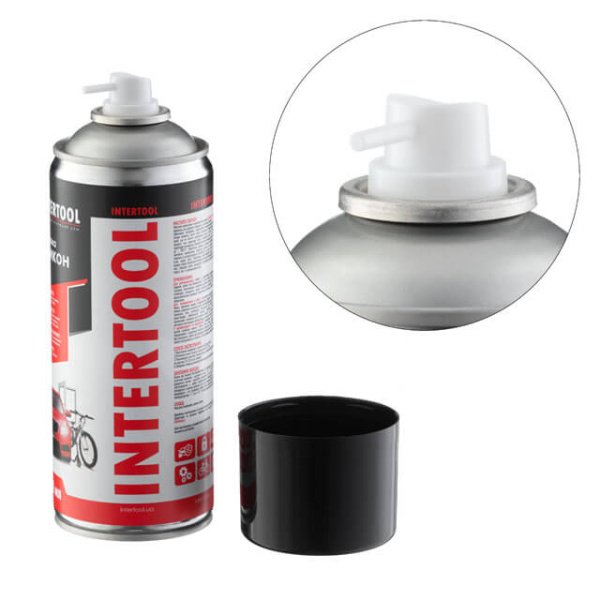 Мастило "Силікон", аерозоль, 400 мл INTERTOOL FS-6040