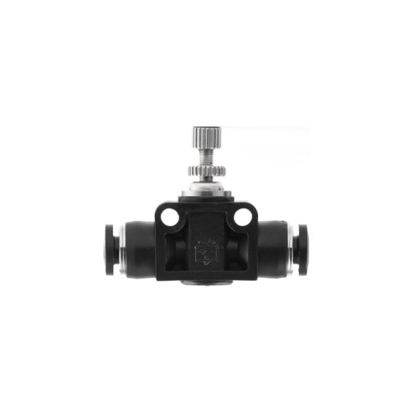 З'єднання цангове пряме з регулятором для поліуретанових та ін. шлангів 4×4 мм INTERTOOL PT-2395