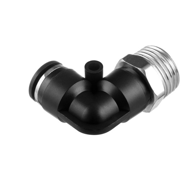 З'єднання цангове L-образне для поліуретанових та ін. шлангів 10 мм, 1/2" зовнішня різьба INTERTOOL PT-2343