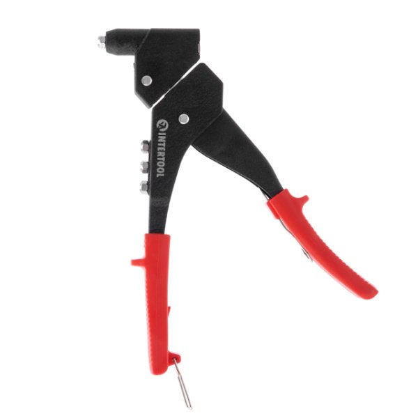 Пістолет заклепувальний ручний, діаметр заклепки 3.2; 4; 4.8 мм (з поворотом на 360°) INTERTOOL RT-0009