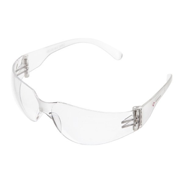 Окуляри захисні, прозорі, лінзи полікарбонат, заушники полікарбонат, захист від удару INTERTOOL SP-0083