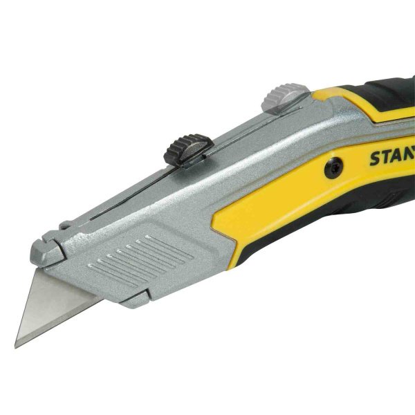 Ніж FATMAX EXO RETRACTABLE KNIFE завдовжки 190 мм з висувним трапецевидним лезом STANLEY FMHT0-10288
