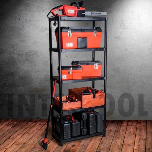 Стелаж 28" 710x380x1713мм, 5 полиць INTERTOOL BX-7028