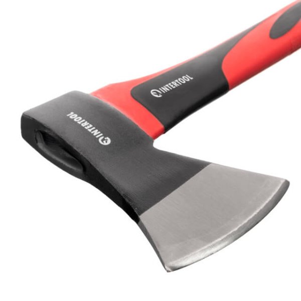 Сокира, 600 г, ручка з фібергласу INTERTOOL HT-0261