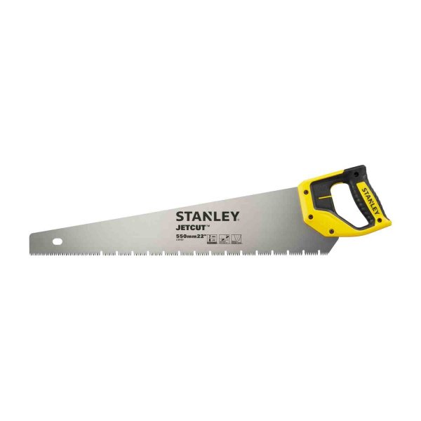 Ножівка Jet-Cut довжиною 550 мм для роботи по гіпсокартону STANLEY 2-20-037