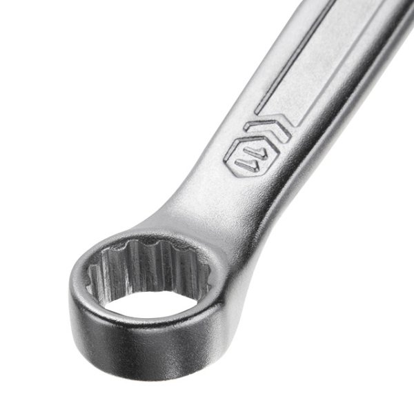 Ключ комбінований 11 мм, CrV, покриття Сатин-хром PROF DIN3113 INTERTOOL XT-1011