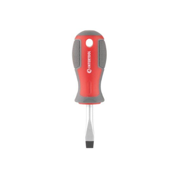Викрутка шлицьова, SL6,0×38 мм, Cr-V INTERTOOL VT-3309