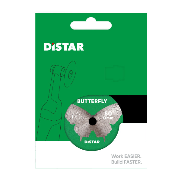 Круг алмазний вiдрiзний Distar 1A1R 50x0,6x5,8 Butterfly