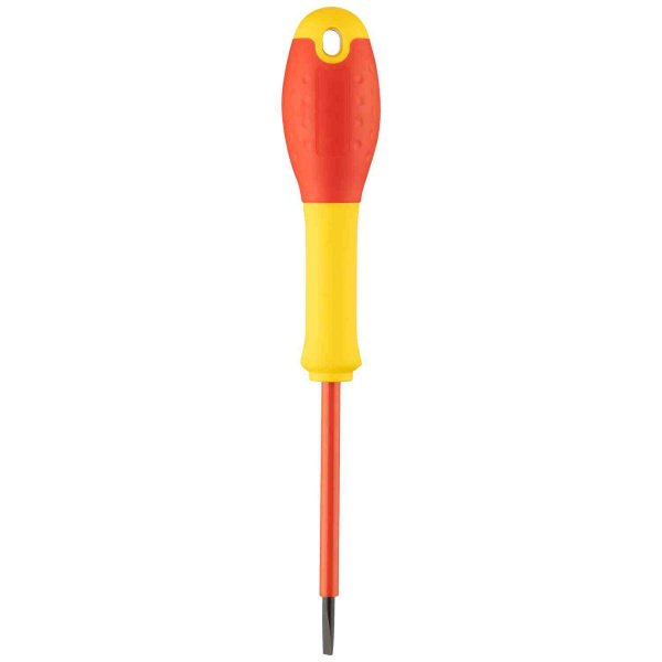 Викрутка електрика FatMax VDE 1000V ізольована з жалом під шліц SL3.5 довжиною 75 мм STANLEY 0-65-411