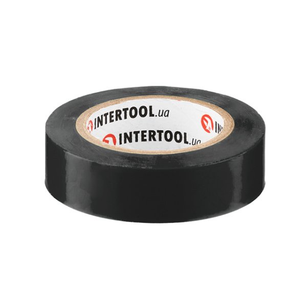 Стрічка ізоляційна 0.15мм*17мм*10м чорна INTERTOOL IT-0011