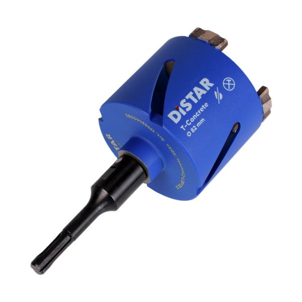 Свердло алмазне Distar DDS-W 82x65-4xМ16 T-Бетон / SDS+