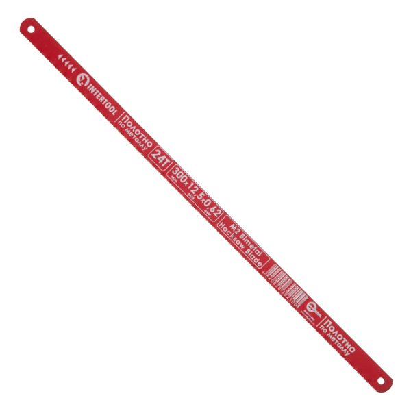 Полотно ножівкове по металу 300 x 12.5 x 0.62, 24T, M2 Bimetal INTERTOOL HT-3021