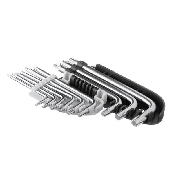 Набір ключів Г-подібних TORX, 9 шт., Т10-Т50, S2, STORM INTERTOOL HT-1821