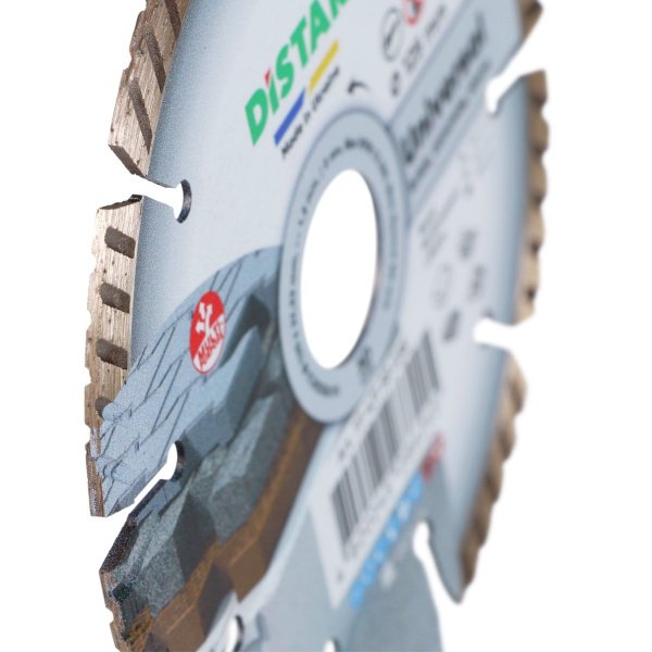 Круг алмазний вiдрiзний Distar 1A1RSS/C3 125x1,8/1,2x8x22,23-10-HIT Universal
