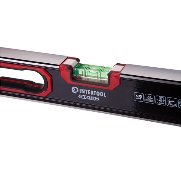Рівень будівельний посилений 600мм INTERTOOL MT-1506