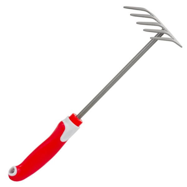 Граблі садові, 335×85 мм, комбінована рукоятка INTERTOOL FT-0032
