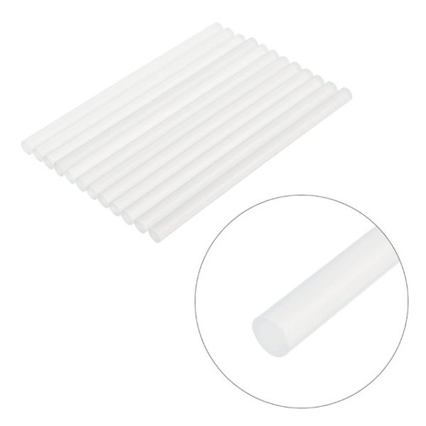 Комплект клейових стрижнів флуоресцентних, 11,2×200 мм, 12 шт. INTERTOOL RT-1038