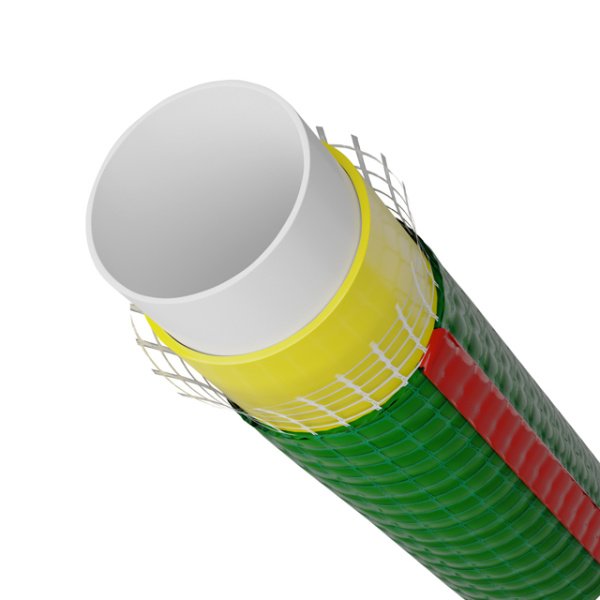 Шланг для води 4-х шаровий 3/4 ", 50м, армований, PVC INTERTOOL GE-4126