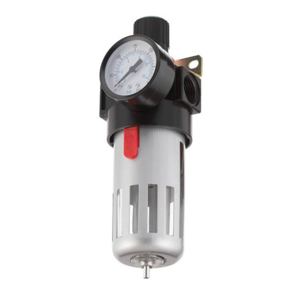 Фільтр для очищення повітря + редуктор у металі 1/2" INTERTOOL PT-1410