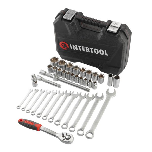 Набір інструментів 1/2" 38од (ET-6038SP) INTERTOOL ET-9038
