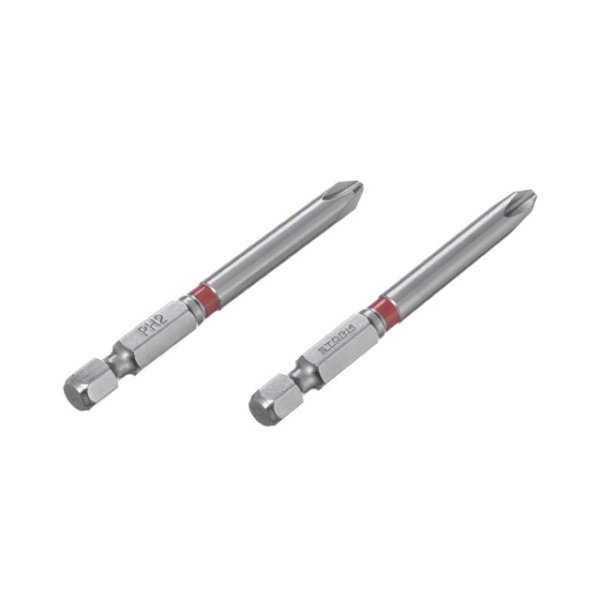 Комплект викруткових насадок PH2 1/4" * 70 мм, S2, уп. 2 од., STORM INTERTOOL VT-0223